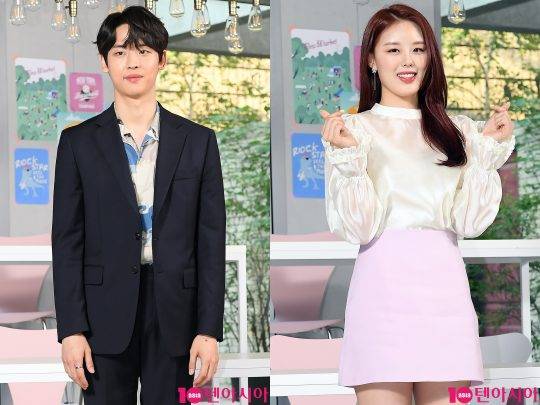 배우 박정우(왼쪽)와 이유진이 12일 오후 서울 신당동 스튜디오 H에서 열린 ‘연애플레이리스트 시즌4’ 제작발표회에 참석했다./이승현 기자 Ish87@