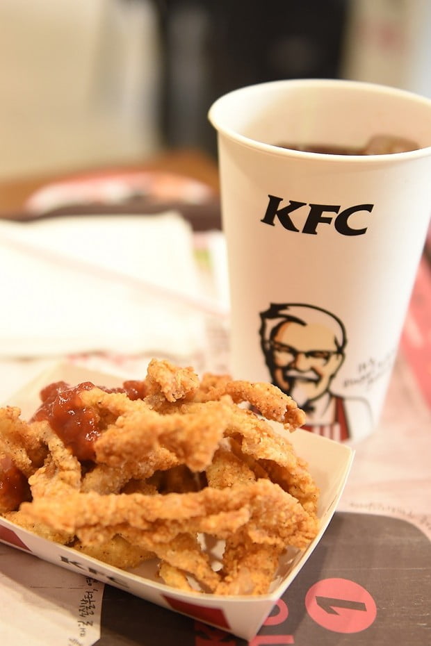 KFC 닭껍질튀김 /사진=변성현 기자