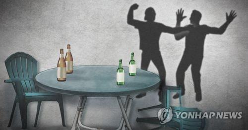 술자리 폭행·난동(PG) [제작 정연주, 최자윤] 일러스트