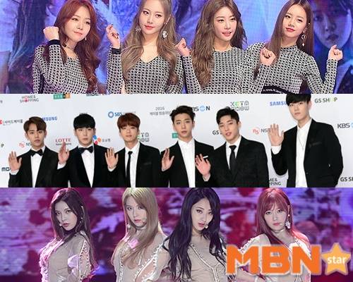 걸스데이가 활동 중단했으며 BAP, 나인뮤지스는 해체됐다. 사진=DB