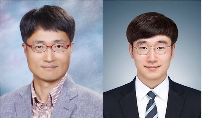 이성근(왼쪽) 충북대 미생물학과 교수 연구팀이 해양 고세균과 바이러스의 상호작용을 규명했다는 연구결과를 국제학술지 ′미국국립과학원회보′ 16일자에 발표했다. 김종걸(오른쪽) 충북대 미생물학과 박사후연구원은 제1저자로 연구에 참여했다. 과학기술정보통신부 제공