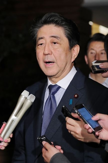 아베 신조 일본 총리. AFP연합뉴스