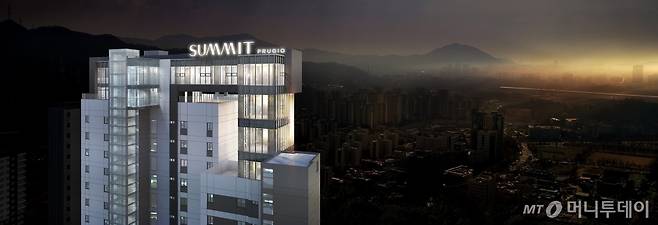 과천 푸르지오 써밋 스카이라운지 조감도. /사진제공=대우건설
