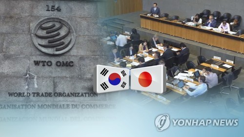 WTO로 간 일본 수출규제…정부, 철회 압박 (CG) [연합뉴스TV 제공]