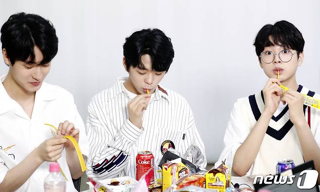 '프듀X101' 이우진 이태승 이진우(왼쪽부터) © News1 권현진 기자