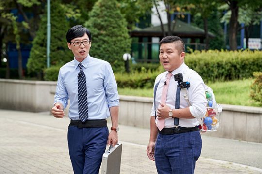 코미디언 유재석(왼쪽), 조세호. / 제공=tvN ‘유 퀴즈 온 더 블럭’