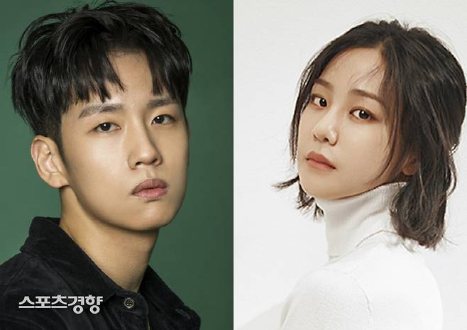 한지은(오른쪽)이 래퍼 한해와 열애 중이라는 보도가 나왔다. 경향신문 자료사진