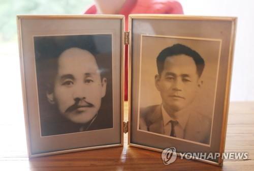신채호 선생(왼쪽)과 아들 신수범 선생 [연합뉴스 자료사진]