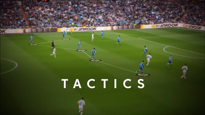 ▲ 생방송 중 실시간으로 전술을 분석하는 라리가 중계 기술 ⓒ라리가