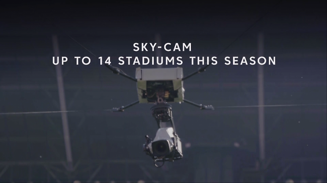 ▲ 스카이캠을 추가 배치한 2019-20시즌 라리가 ⓒ라리가