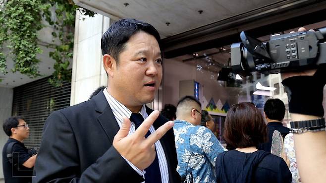 김구라가 출연하는 종합편성채널 JTBC ‘막 나가는 뉴스쇼’ 한 장면.