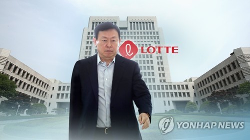 대법원 '이재용 판결'에…롯데 신동빈도 '긴장' (CG) [연합뉴스TV 제공]