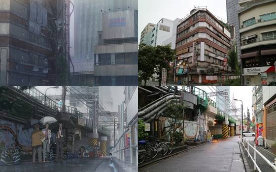 '날씨의 아이' 속 모습(왼쪽)과 실제 사진 / 사진='날씨의 아이'