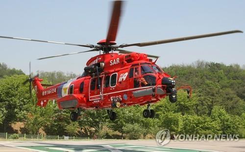독도 인근 해상서 추락한 헬기 기종 [연합뉴스 자료사진]