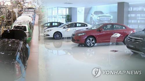 자동차 생산·내수·수출 '트리플 부진' (CG) [연합뉴스TV 제공]