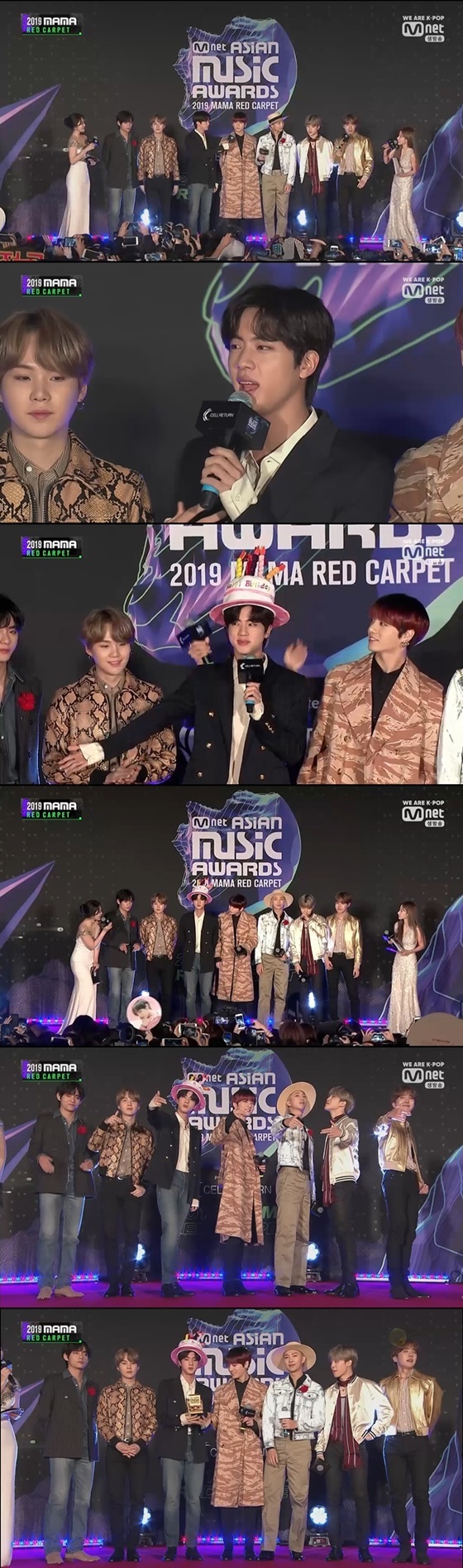 그룹 방탄소년단 /사진=엠넷 '2019 마마(2019 Mnet Asian Music Awards)' 방송화면 캡처