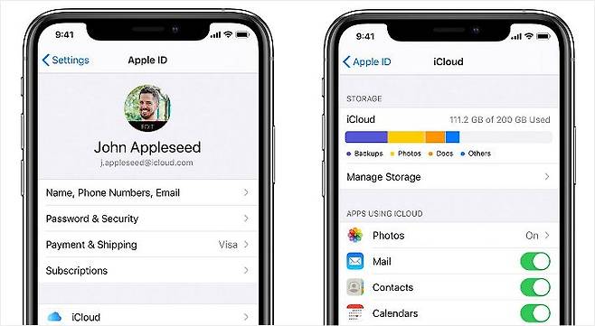 아이클라우드 접근을 위해서는 애플 ID가 필요하다. (이미지=애플)