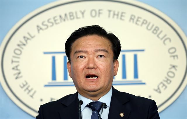 민경욱 자유한국당 의원. 뉴스1