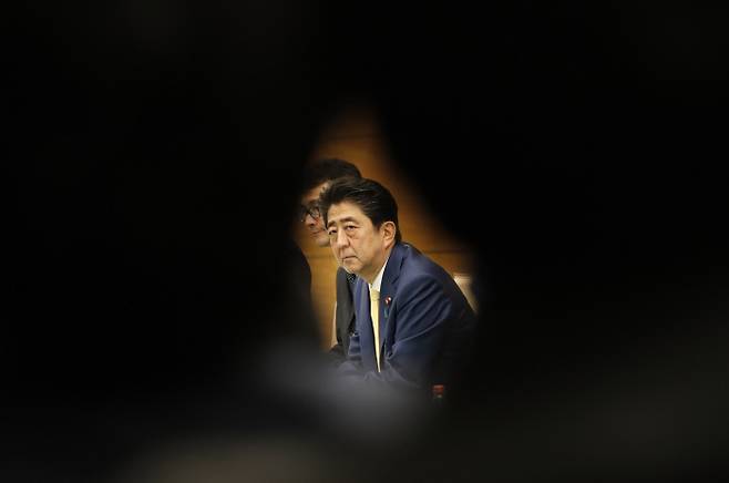 아베 신조 일본 총리. AP연합뉴스