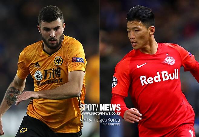 ▲ 쿠르로네(왼쪽)와 황희찬(오른쪽)