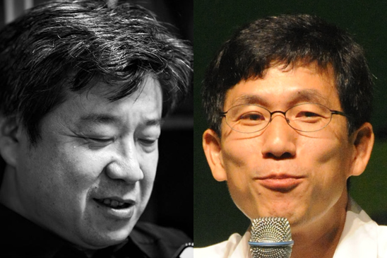 김호창 업스터디 대표(왼쪽)와 진중권 전 동양대 교수. 페이스북 캡처 및 뉴시스