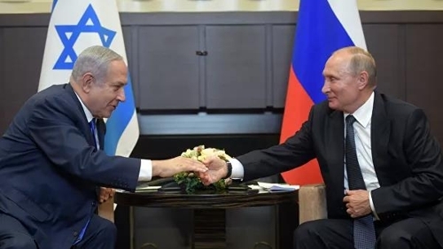 푸틴 대통령(오른쪽)과 네타냐후 총리 [리아노보스티=연합뉴스 자료사진]
