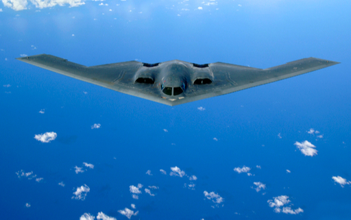 미국 공군 B-2 스텔스 폭격기가 훈련을 위해 비행하고 있다. 세계일보 자료사진