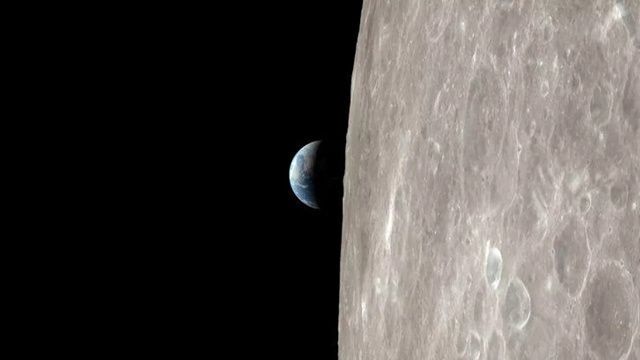 아폴로 13호의 지구 귀환 모습을 미 항공우주국(이하 NASA)가 4K 해상도 영상으로 재현해 공개했다. (사진=유튜브 캡쳐)