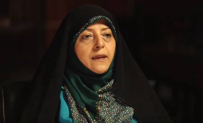 마수메 엡테카르 이란 부통령. BBC 인터뷰 유튜브 화면캡처