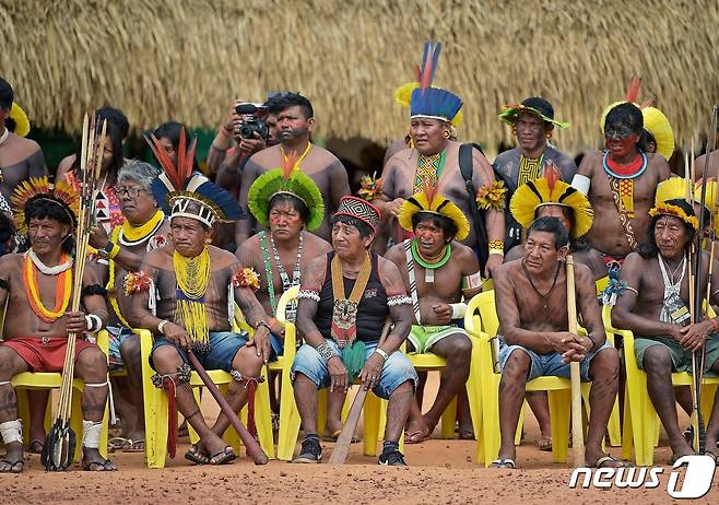 브라질 아마존의 원주민들 © AFP=뉴스1