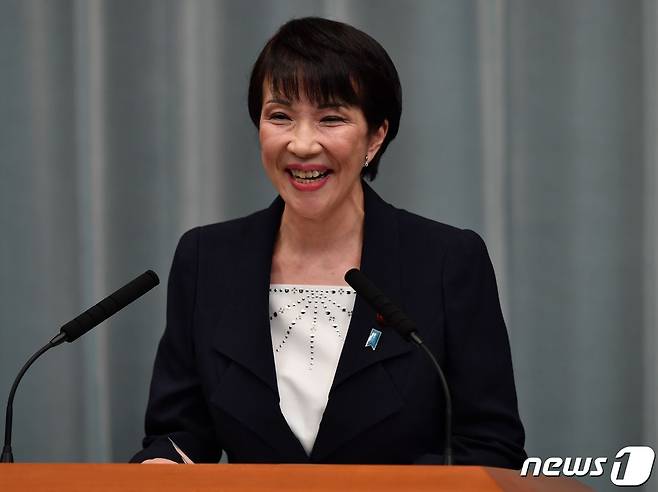 다카이치 사나에(高市早苗) 일본 총무상. © AFP=뉴스1