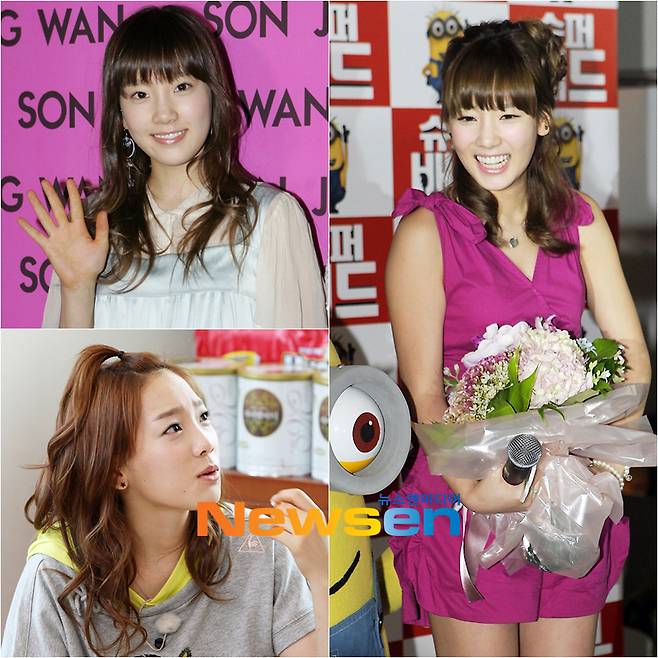 2008년 서울컬렉션 태연, 2009년 소녀시대 헬로베이비 촬영현장 공개, 2010년 애니메이션 ‘슈퍼배드’ 레드카펫
앳되고 꾸밈없는 순수한 모습으로 사랑받은 태연