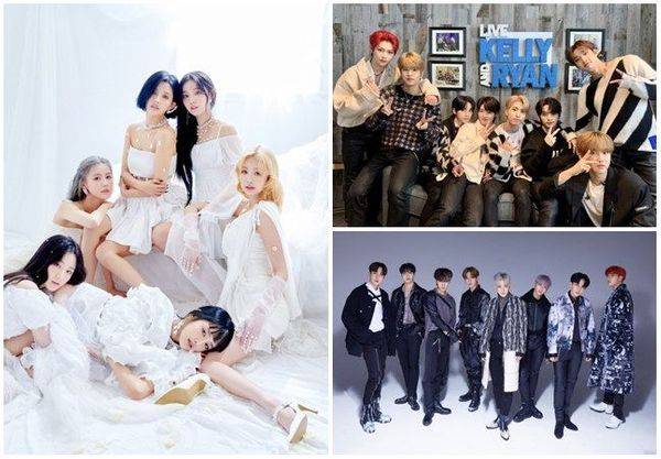 ⓒ큐브엔터테인먼트, JYP엔터테인먼트, KQ엔터테인먼트