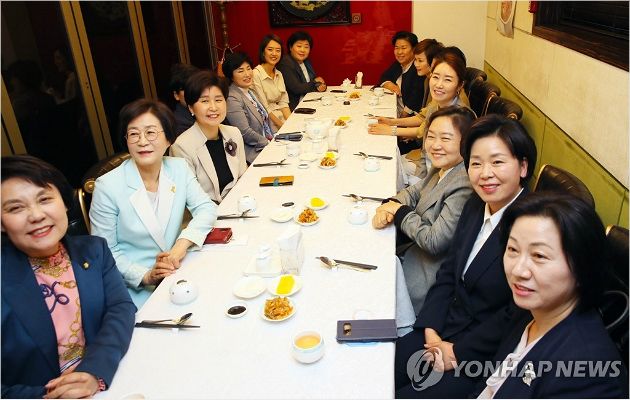(사진=연합뉴스)민주당 여성 의원들, 여성 국회 부의장 선출 추진 모임