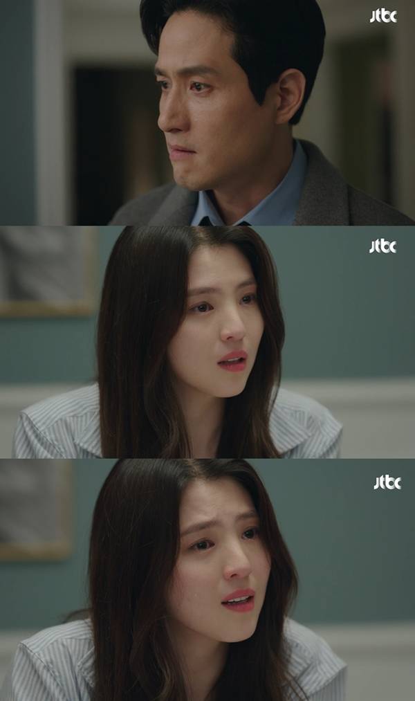 박해준, 한소희 / 사진=JTBC 부부의 세계