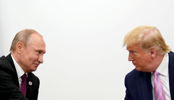 푸틴 러시아 대통령과 트럼프 미국 대통령.뉴스1