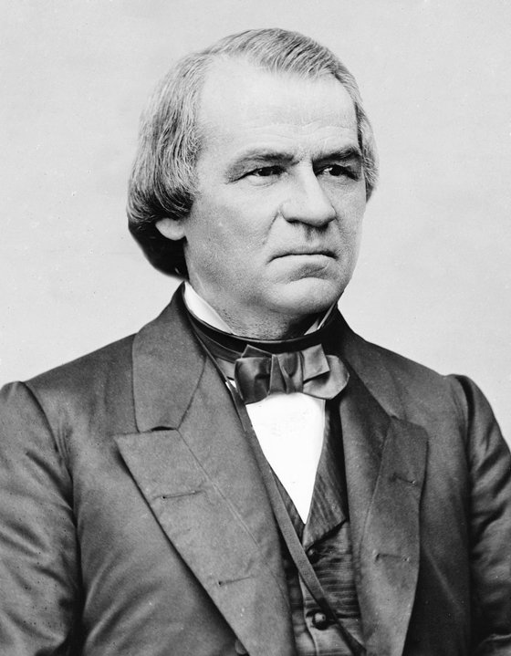 앤드루 존슨.대통령(1865~1869년 재임). 사진=미국 의회 도서관