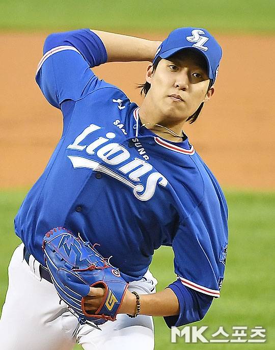 원태인은 선발 7경기 만에 4승을 챙겼다. 사진=MK스포츠 DB