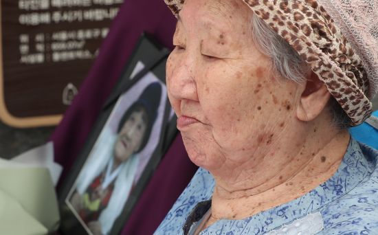일본군 위안부 피해자 길원옥(92) 할머니. 뉴시스