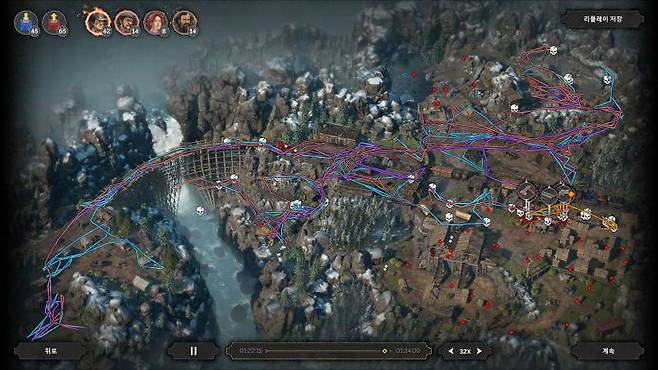 데스페라도스3 리플레이 화면