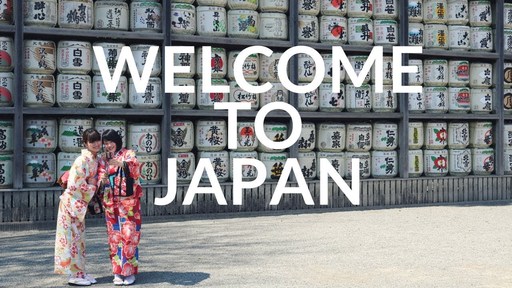 ‘일본 방문을 환영합니다’라는 주제의 영상 캡처. 유튜브
