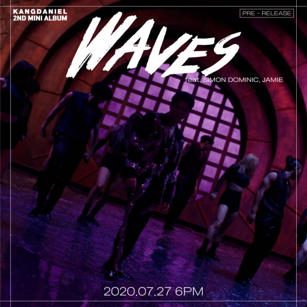 강다니엘 신곡 'Waves' 티저 이미지/ 사진=커넥트엔터테인먼트 제공