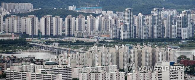 서울 용산구·서초구 일대 아파트 단지 [연합뉴스 자료사진]