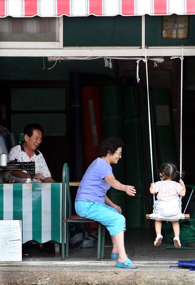 세상에서 가장 행복한 시간. 2009년 경남 진해 최병길 기자