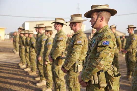 이라크에 파병된 호주군. 호주는 미국의 요청에 따라 이라크전에 참전했다. [사진 미국 육군]