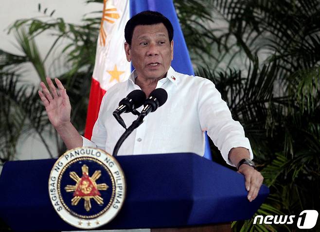 로드리고 두테르테 필리핀 대통령 © 로이터=뉴스1