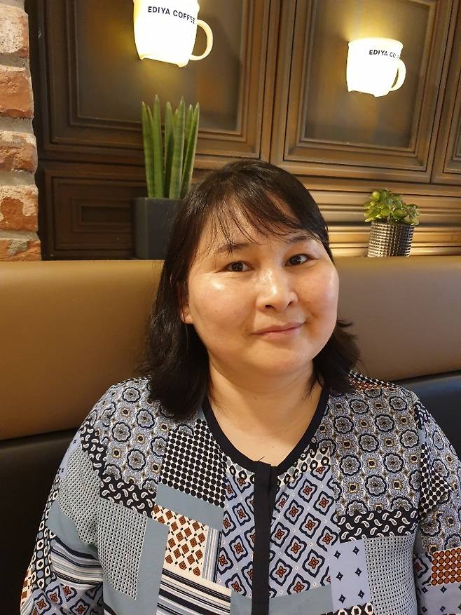 인터뷰하는 이나윤씨 10일 연합뉴스와 인터뷰하는 이나윤씨