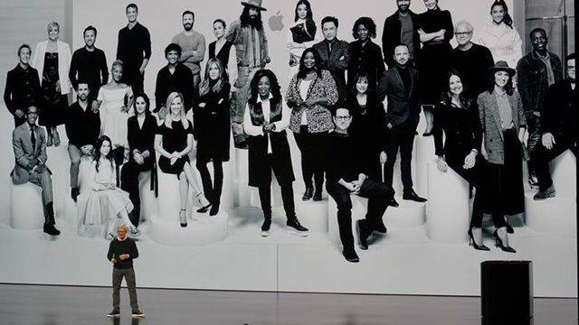 애플TV플러스를 설명하고 있는 팀쿡 CEO (사진=씨넷)