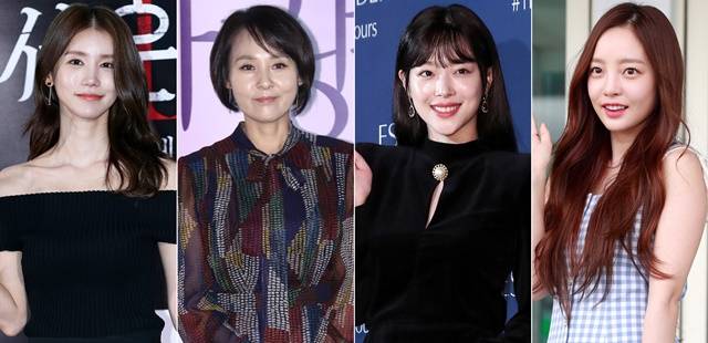 왼쪽부터 고(故) 오인혜, 전미선, 설리, 구하라./사진=머니투데이DB