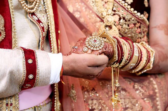인도 결혼 자료사진(123rf.com)